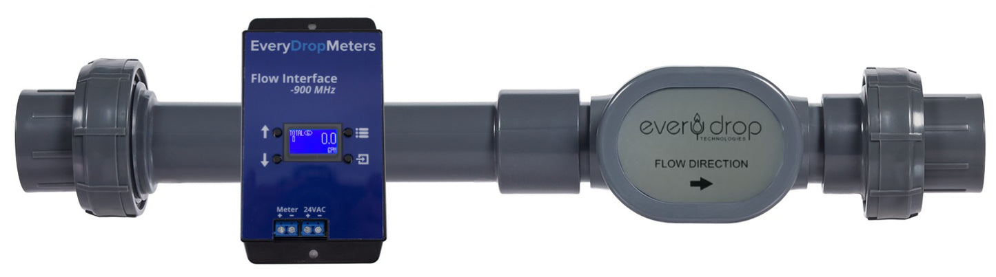 Model WM-1000: Above Ground Wireless 1" Flow Meter