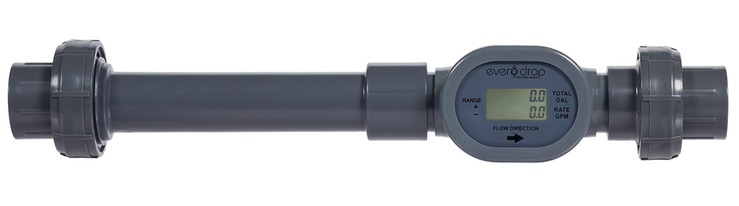 Model 1004-EX:  1" Irrigation Flow Meter w/ Display