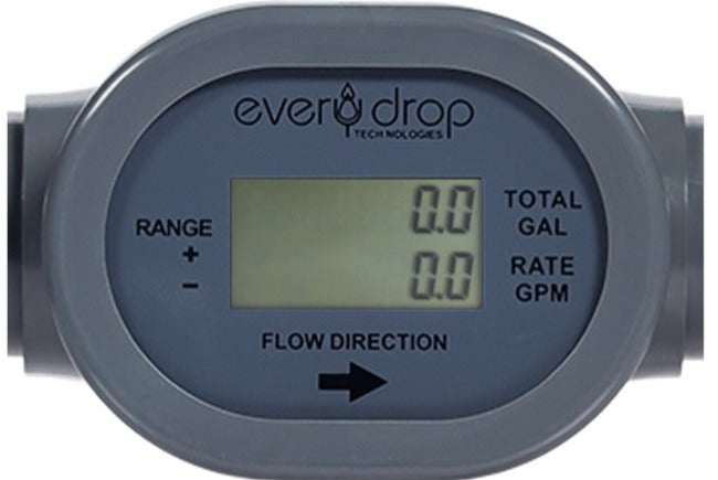 Model 1004-EX:  1" Irrigation Flow Meter w/ Display